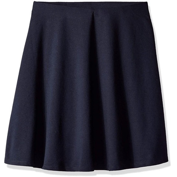 Nautica Skirt Juniors 9 Navy School Uniform French Terry Skater Lined - Picture 1 of 7